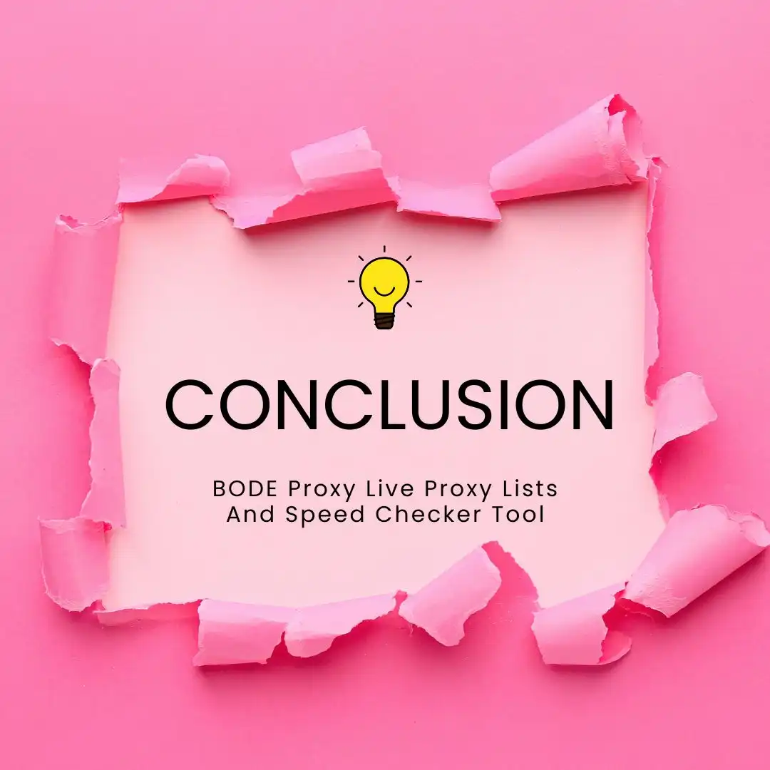 BODE Proxy Conclusion